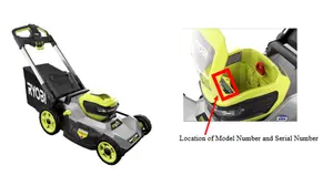 TTI Outdoor Power Equipment recalled product
