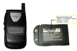 Verizon Wireless recalled product