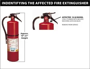 Walter Kidde Portable Equipment recalled product