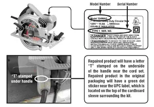Porter-Cable recalled product