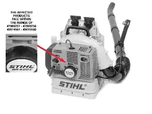 STIHL recalled product
