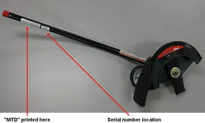 MTD Products recalled product